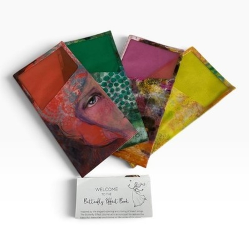 Jane Davenport Butterfly Effect Book Pocket Inserts 4pc New Open Package